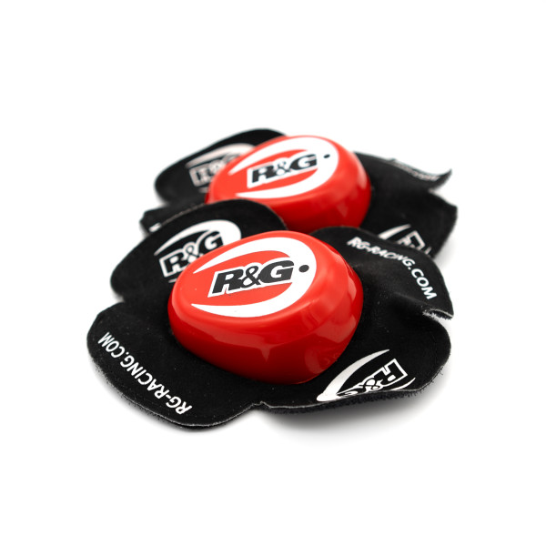R&G Standard Profile Aero Knee Sliders (Pair) Yellow